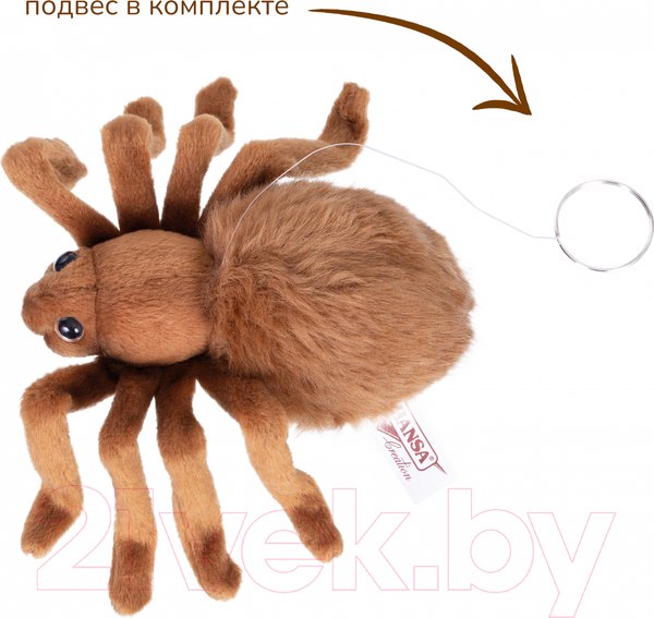 Изображение товара Мягкая игрушка Hansa Сreation Паук тарантул / 4726 (коричневый)