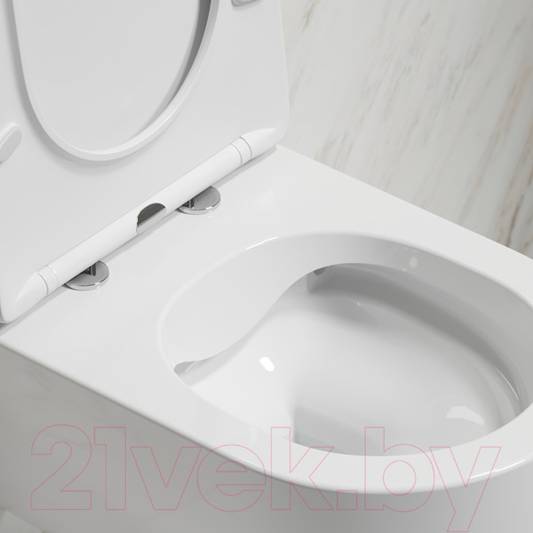 Изображение товара Унитаз подвесной Ceramica Nova Modena  Rimless CN6063 (с сиденьем)