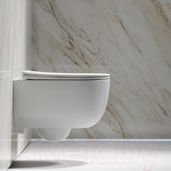 Изображение товара Унитаз подвесной Ceramica Nova Modena  Rimless CN6063 (с сиденьем)