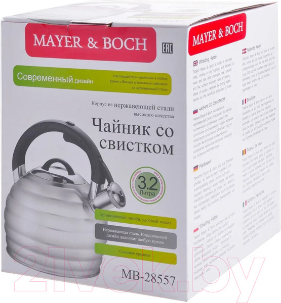 Изображение товара Чайник со свистком Mayer&Boch 28557