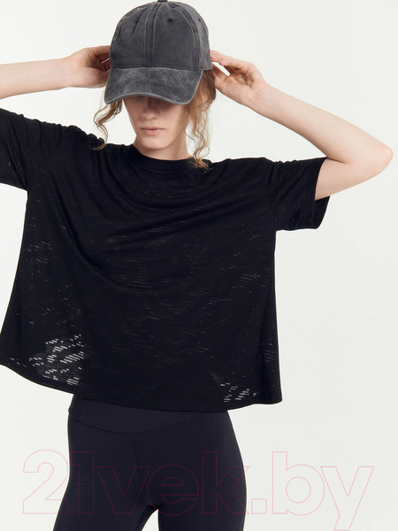 Изображение товара Футболка спортивная Mark Formelle 302926/1 (р.164/170-84-90, волны на черном)