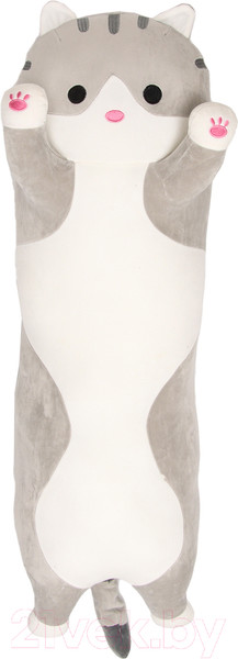 Изображение товара Подушка-игрушка Sima-Land Котик толстый / 10126916 (серый)