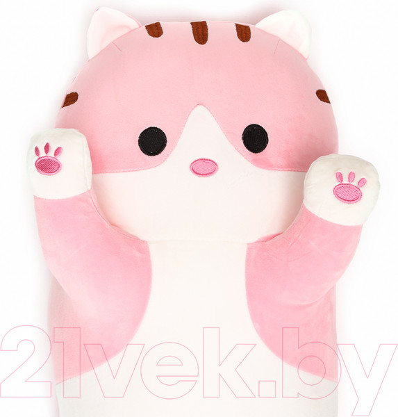Изображение товара Подушка-игрушка Sima-Land Котик толстый / 10126914 (розовый)