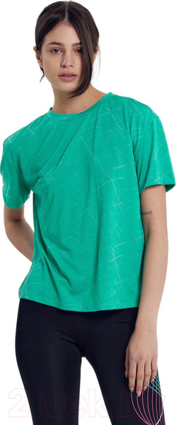 Изображение товара Футболка спортивная Mark Formelle 302926/1 (р.164/170-88-94, геометрия на мятном)