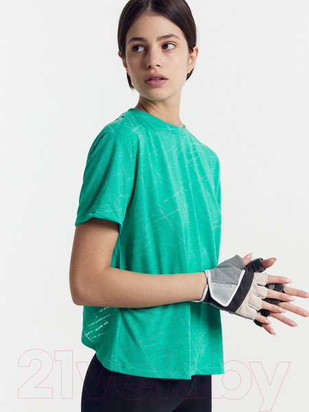 Изображение товара Футболка спортивная Mark Formelle 302926/1 (р.164/170-88-94, геометрия на мятном)