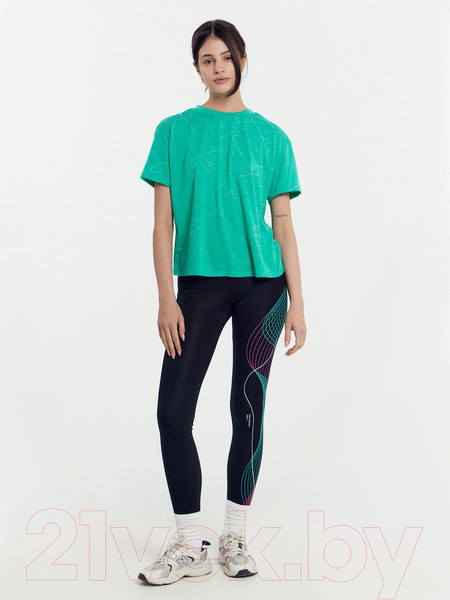 Изображение товара Футболка спортивная Mark Formelle 302926/1 (р.164/170-100-106, геометрия на мятном)