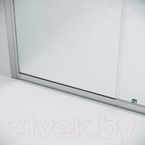 Изображение товара Душевая дверь Grossman Cosmo 100x195 / 100.K33.02.100.10.02 (хром/стекло шиншилла)