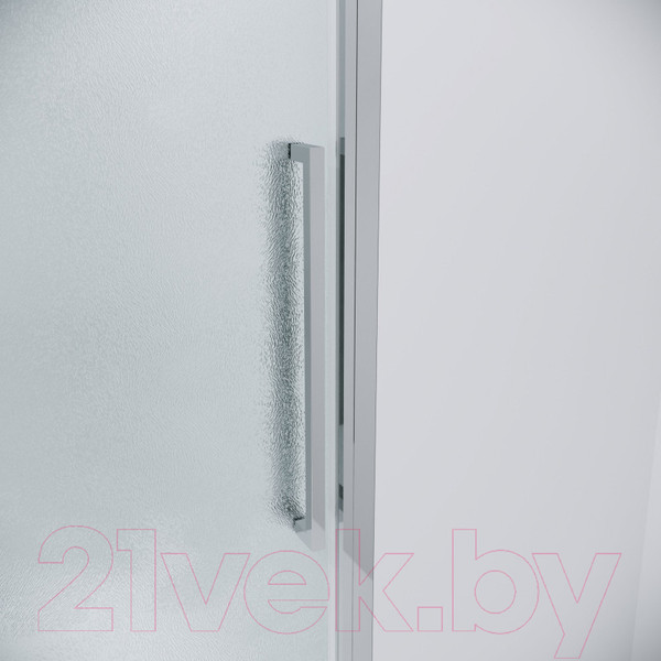 Изображение товара Душевая дверь Grossman Cosmo 130x195 / 100.K33.02.130.10.02 (хром/стекло шиншилла)