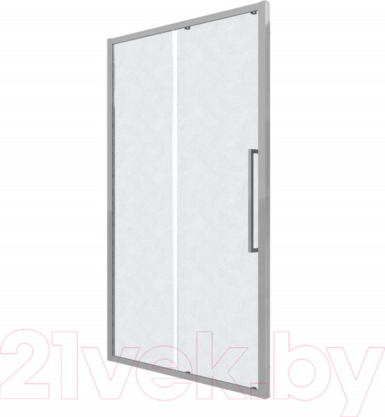 Изображение товара Душевая дверь Grossman Cosmo 130x195 / 100.K33.02.130.10.02 (хром/стекло шиншилла)