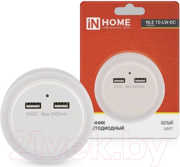 Изображение товара Ночник INhome NLE 10-LW-DC / 4690612039985