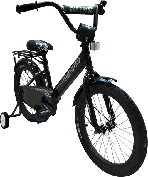 Изображение товара Детский велосипед Forward Nitro 16 2023 / IB3FS1129XBKXXX  (черный)