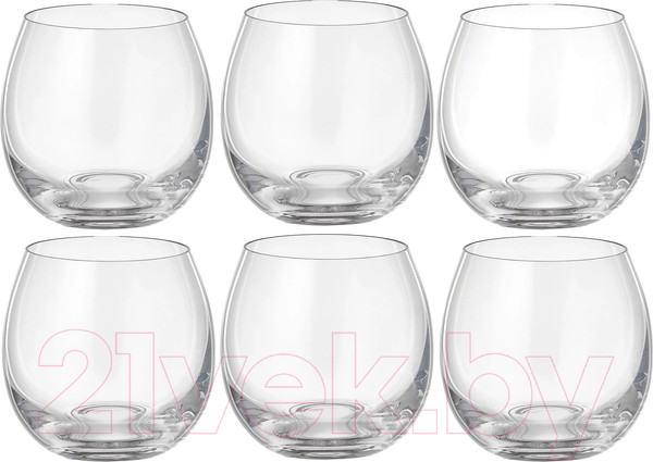 Изображение товара Набор стаканов Bohemia Пион 25039/290 (6шт)