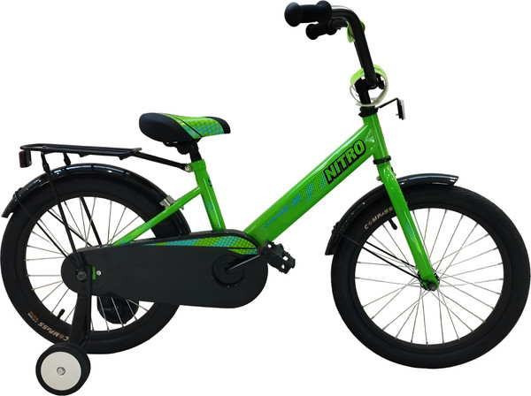 Изображение товара Детский велосипед Forward Nitro 18 2023 / IB3FE112ABGNXXX (ярко-зеленый)