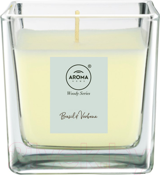 Изображение товара Свеча Aroma Home Woody Series Cande Basil & Verbena (155г)