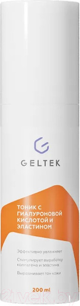 Изображение товара Тоник для лица Geltek С гиалуроновой кислотой и эластином (200мл)