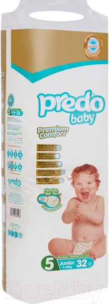 Изображение товара Подгузники детские Predo Baby №5 11-25 кг (32шт)