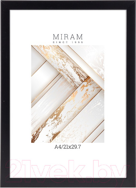 Изображение товара Рамка Мирам Со стеклом 641807-A4 (21x30)
