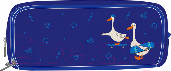 Изображение товара Пенал Lorex Kids. Skate Goose / LXKPCSC-SG (синий)