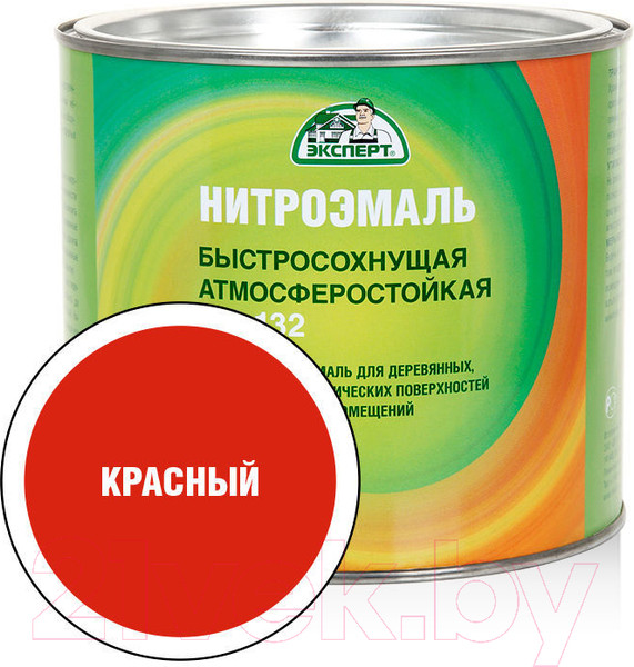Изображение товара Эмаль Эксперт НЦ-132М (1.7кг, красный)