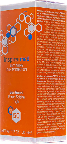 Изображение товара Эмульсия солнцезащитная Inspira Med Sun Guard SPF 50 (50мл)