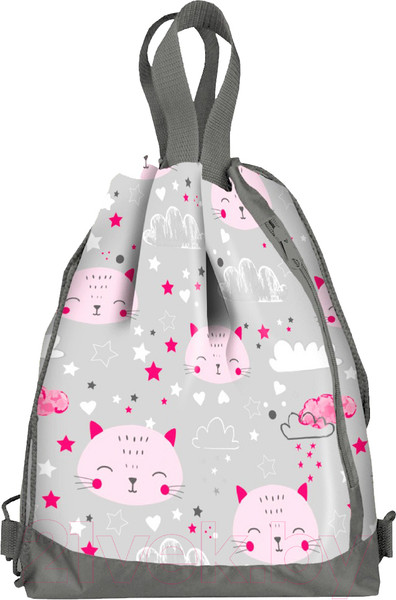 Изображение товара Мешок для обуви Каляка-Маляка Кошка / МДОРКМ-К (серый)