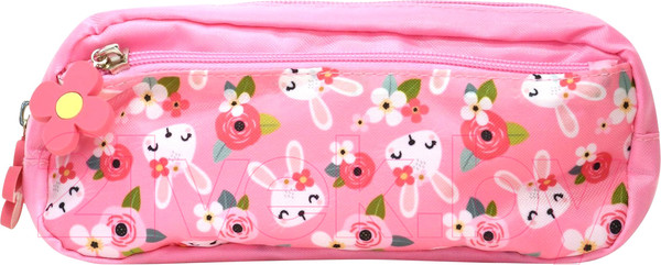 Изображение товара Пенал Каляка-Маляка Зайчики / ПМККМ-З (розовый)