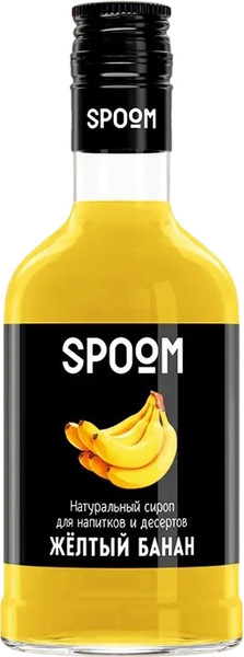 Изображение товара Сироп Spoom Банан желтый (250мл)