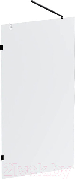 Изображение товара Душевая стенка AM.PM X-Joy 90x195 / W94WI-90-F1-BTE (черный/прозрачное стекло)