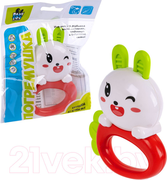 Изображение товара Погремушка Bondibon Зайка / ВВ6374