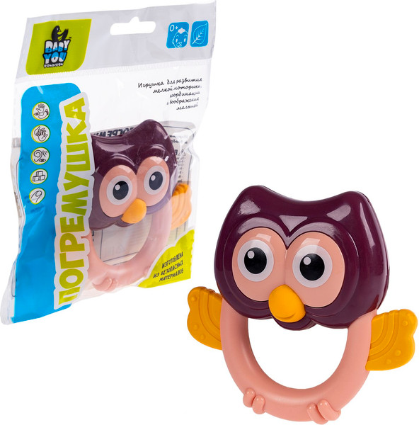 Изображение товара Погремушка Bondibon Сова / ВВ6375 