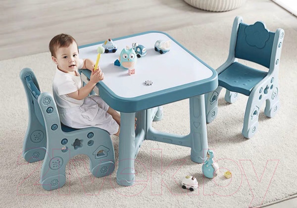 Изображение товара Комплект мебели с детским столом NINO Baby BS-8626 (голубой)