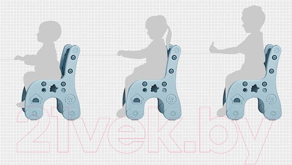 Изображение товара Комплект мебели с детским столом NINO Baby BS-8626 (голубой)