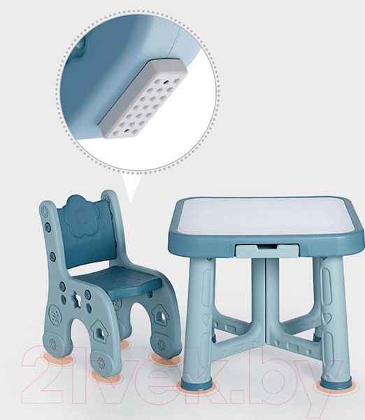 Изображение товара Комплект мебели с детским столом NINO Baby BS-8626 (голубой)