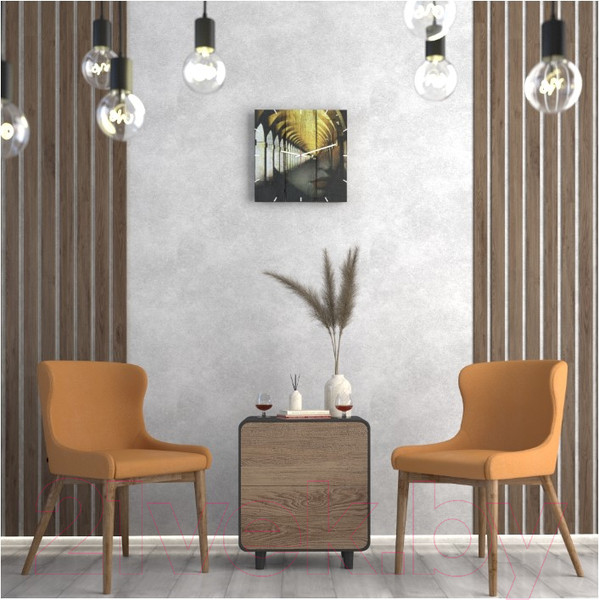 Изображение товара Настенные часы White Wood B112-С-036-036-7.42 