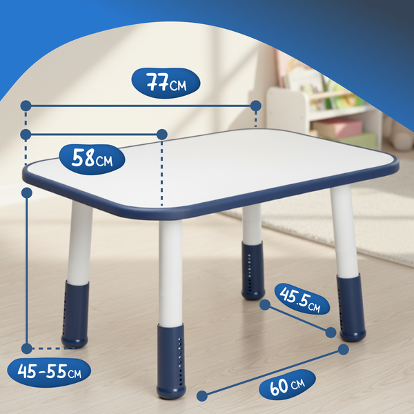 Изображение товара Комплект мебели с детским столом NINO Standart BS-8832P (синий)