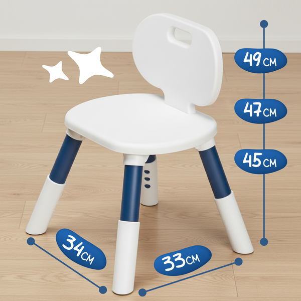 Изображение товара Комплект мебели с детским столом NINO Standart BS-8832P (синий)