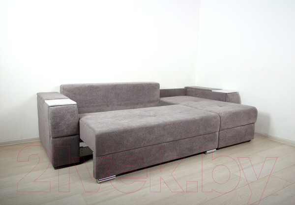 Изображение товара Диван угловой DiArt Бруклин правый (велюр Palermo Smoke)