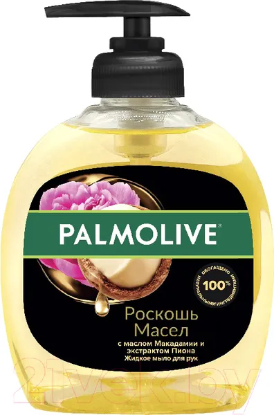Изображение товара Мыло жидкое Palmolive Масло макадамии и пион (300мл)
