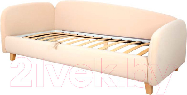 Изображение товара Кровать-тахта DiArt Альба 0.9 левая (велюр Магия 3)