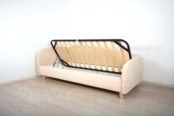 Изображение товара Кровать-тахта DiArt Альба 0.9 левая (велюр Магия 3)