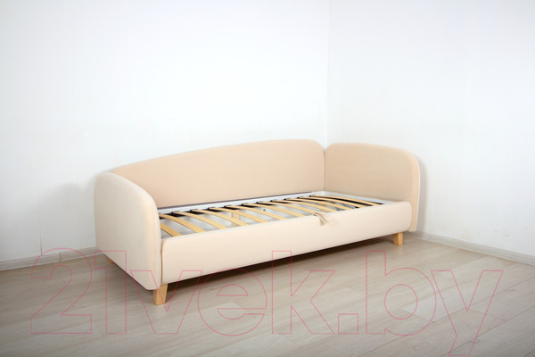 Изображение товара Кровать-тахта DiArt Альба 0.9 правый (велюр Магия 3)