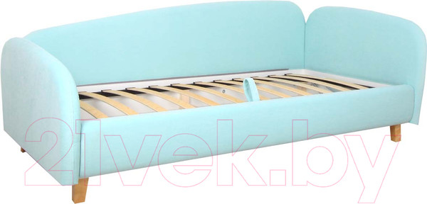 Изображение товара Кровать-тахта DiArt Альба 1.2 правый (велюр Teddy 335)