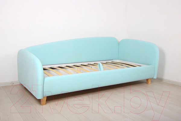 Изображение товара Кровать-тахта DiArt Альба 1.2 правый (велюр Teddy 335)