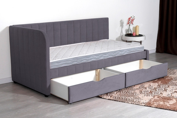 Изображение товара Кровать-тахта DiArt София левая (велюр Магия 88)