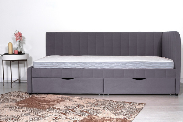 Изображение товара Кровать-тахта DiArt София правая (велюр Магия 88)