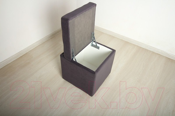 Изображение товара Пуф DiArt Твист 2 с ящиком (велюр Магия 57)