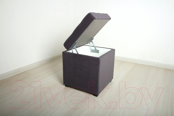 Изображение товара Пуф DiArt Твист 2 с ящиком (велюр Магия 57)