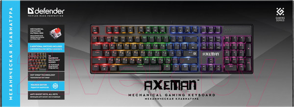Изображение товара Клавиатура Defender Axeman GK-302 / 45306