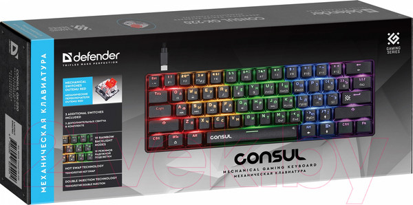 Изображение товара Клавиатура Defender Consul GK-220 / 45220