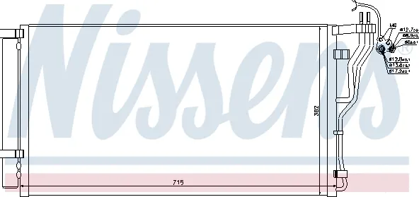 Изображение товара Радиатор кондиционера Nissens 940347